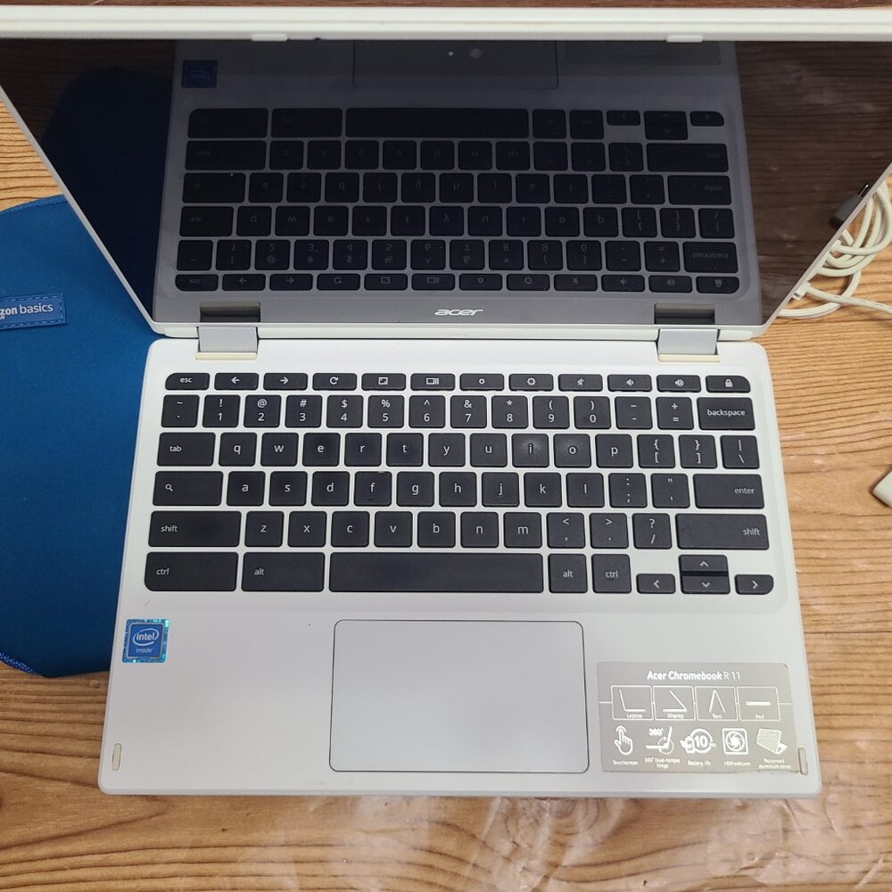 ACER Chromebook R11 with amazon case (AS IS) - Picture 2 of 7